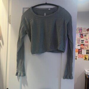 Women's Green and Blue Jumper